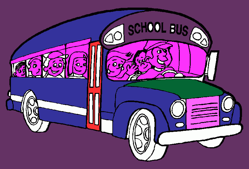 onibus escolar para colorir e imprimir