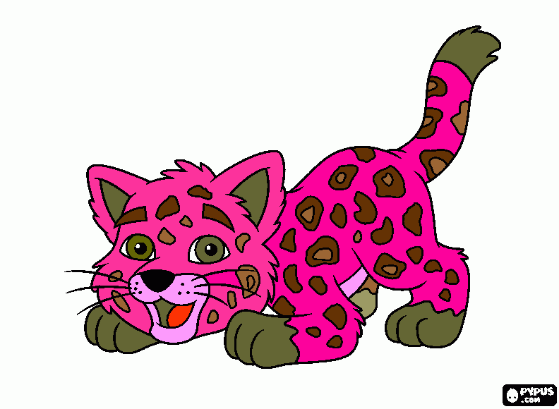 ONÇA PINTADA para colorir e imprimir