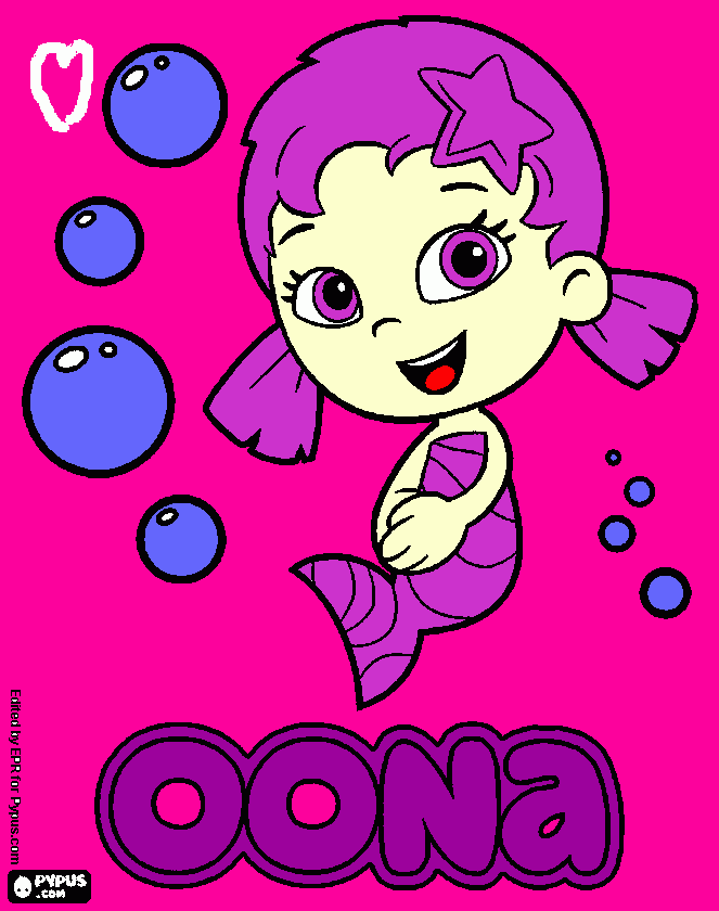 oona para colorir e imprimir
