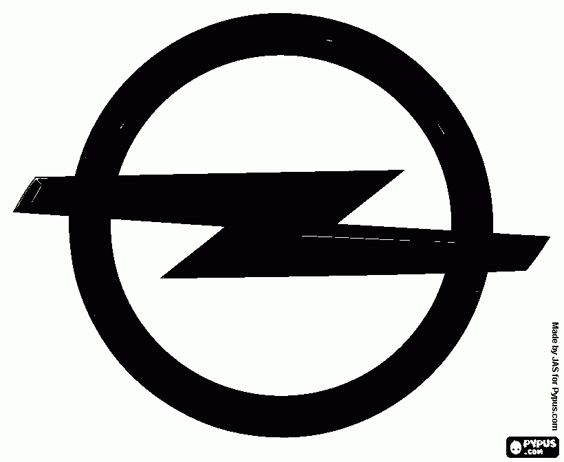 opel para colorir e imprimir