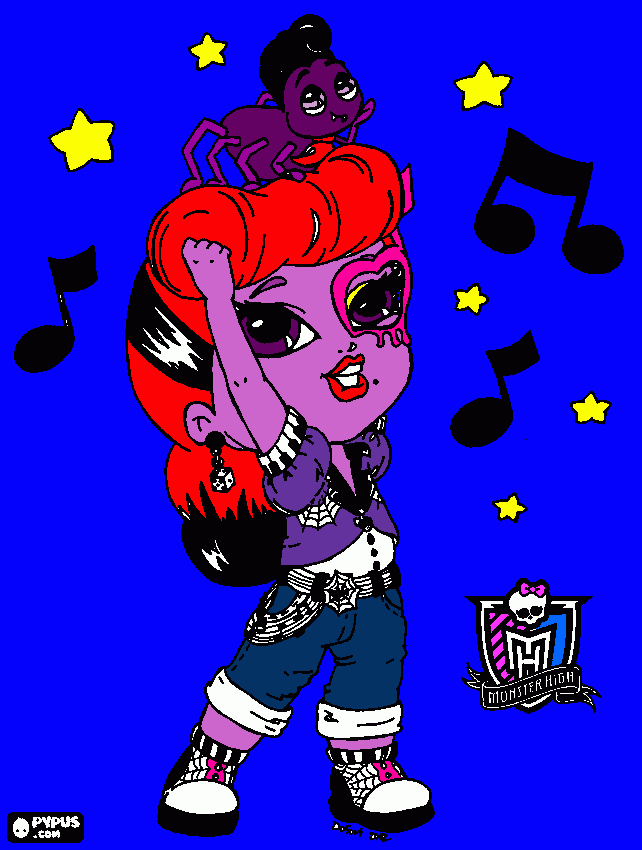 operetta e sua aranha de estimação(30/03/2014 kgb) para colorir e imprimir