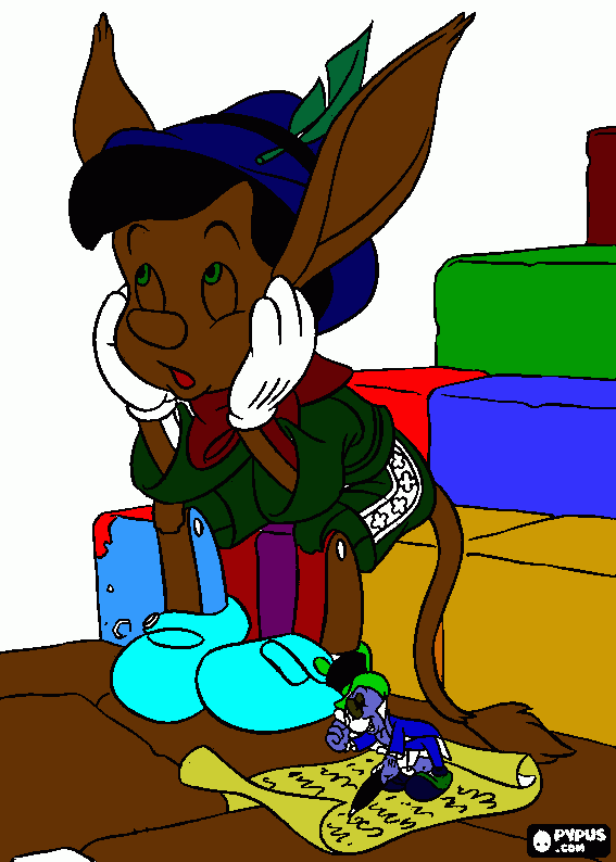 orelha muito grande e um rabo tambem para colorir e imprimir