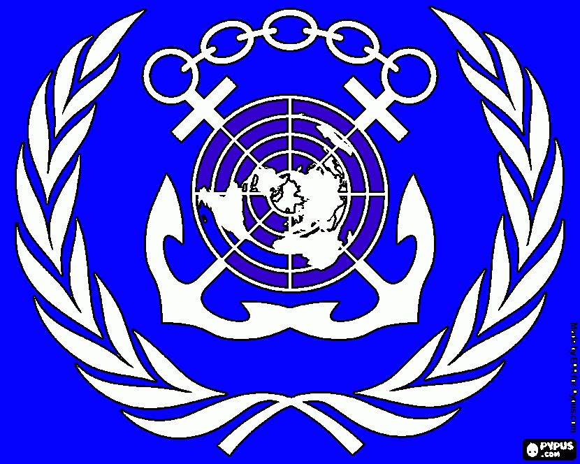 organização internacional maritima para colorir e imprimir