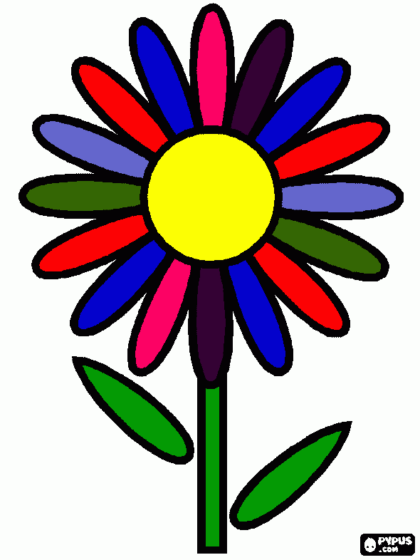 Orquidia Colorida para colorir e imprimir