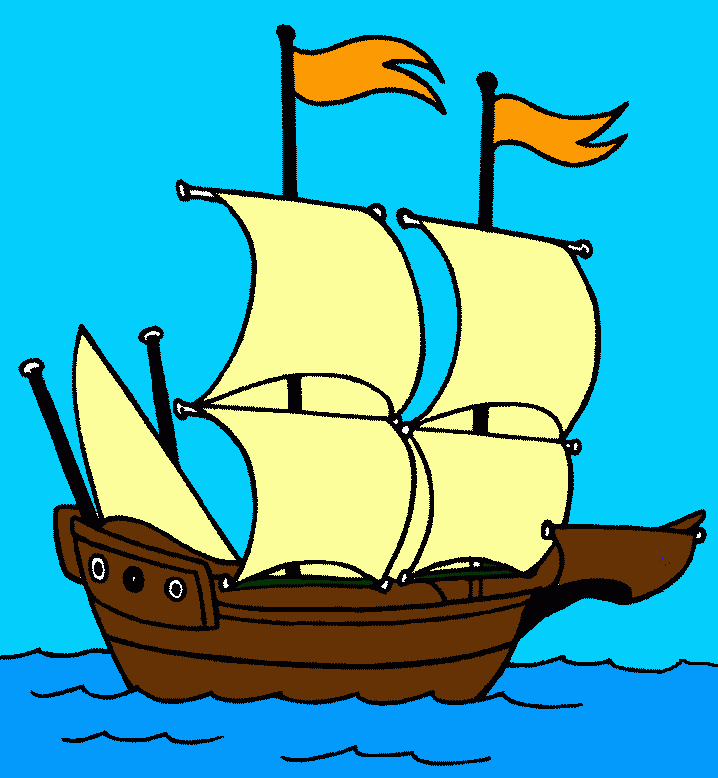 ortografia navio c/ vela  para colorir e imprimir