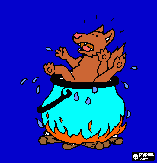 Os 3 porquinhos e o lobo mau para colorir e imprimir