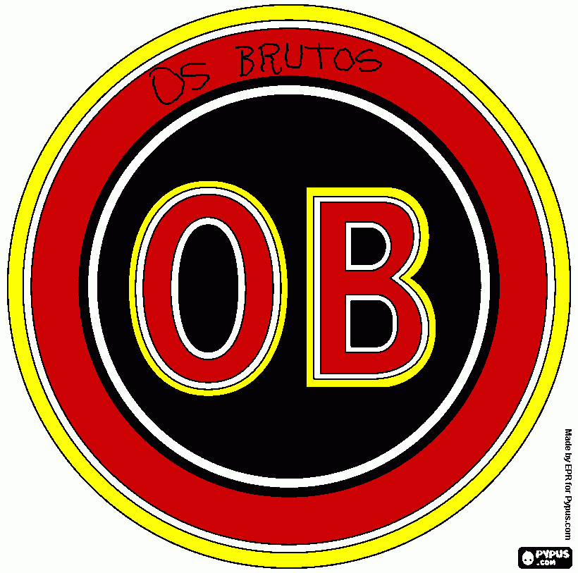 os brutos para colorir e imprimir