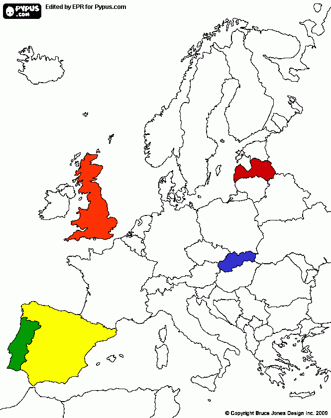 OS CINCO PARCEIROS para colorir e imprimir