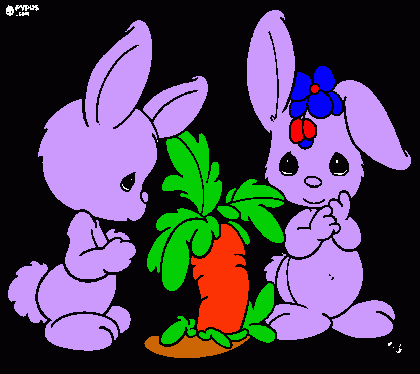 os coelhinhos da mikaelly (03/08/2014) (k g b) para colorir e imprimir