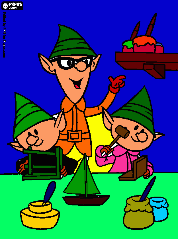 Os Doendes para colorir e imprimir