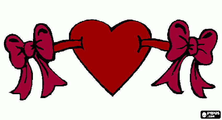 os laços da nosso amor para colorir e imprimir