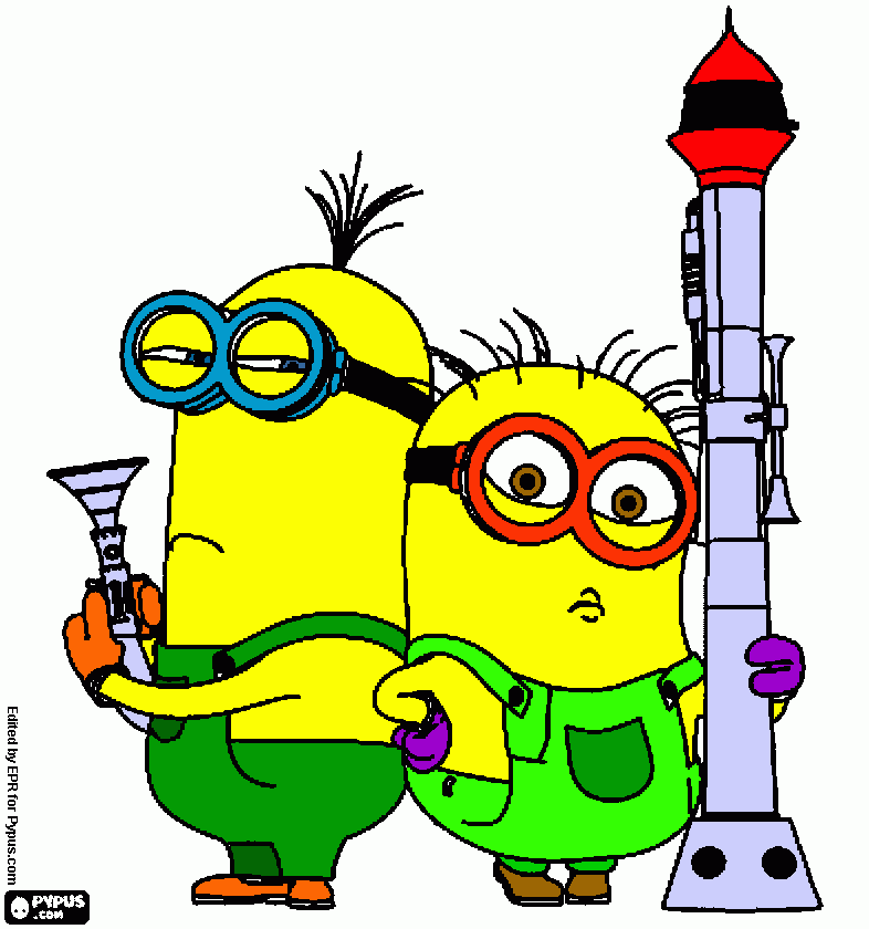 os nossos minimos para colorir e imprimir