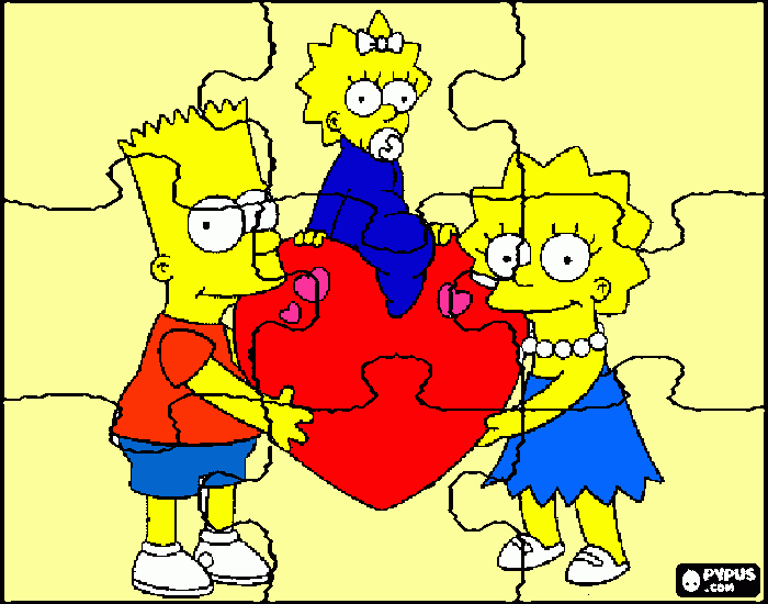 Os Simpinsons para colorir e imprimir
