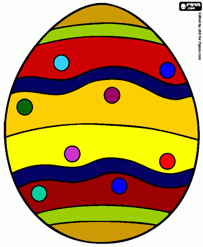 ovo das Pascoa para colorir e imprimir