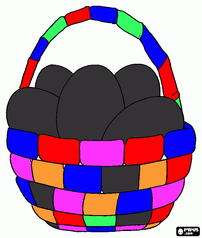 Ovos de ouro para colorir e imprimir