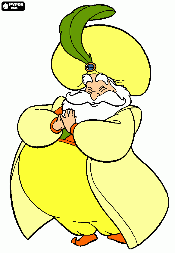 Pai Jasmine para colorir e imprimir