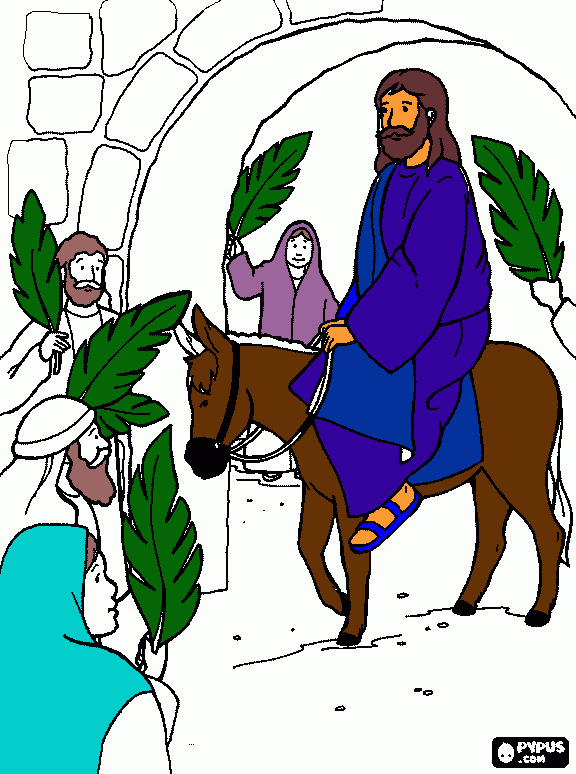 palma para colorir e imprimir