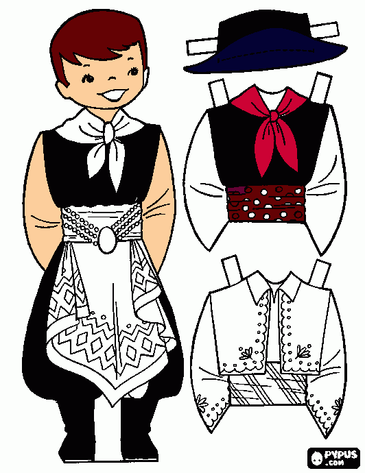 pampas para colorir e imprimir