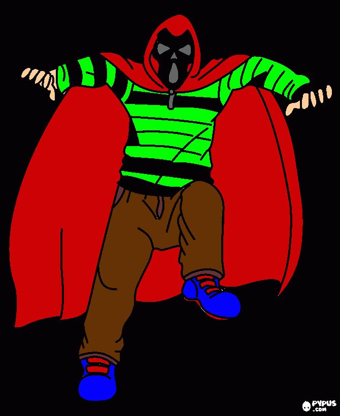 PANICO para colorir e imprimir