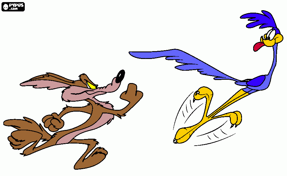 papa leguas para colorir e imprimir