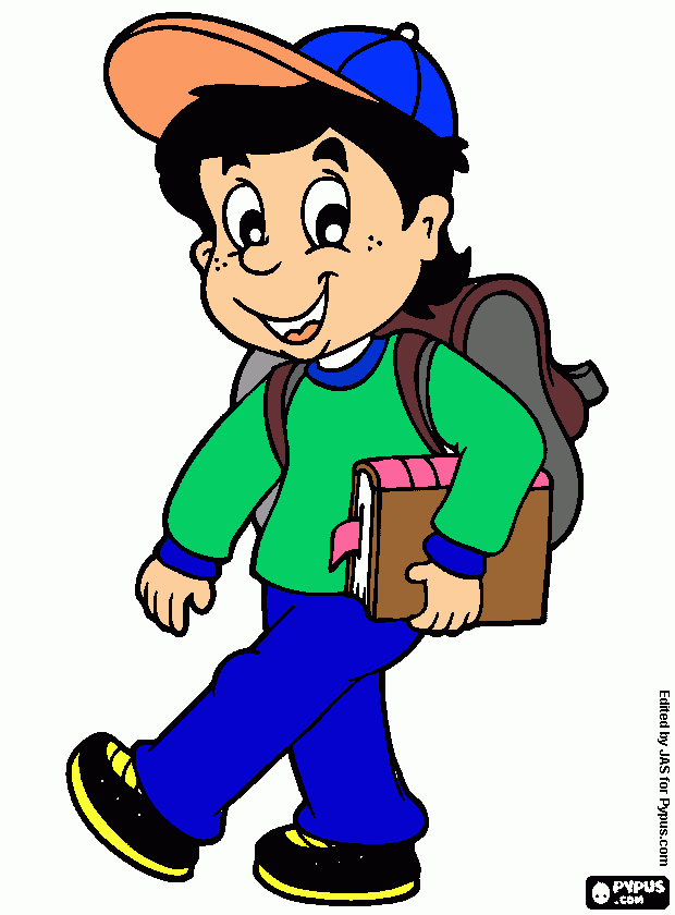 papelaria menino para colorir e imprimir