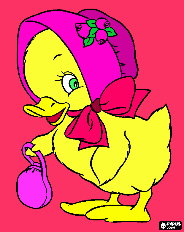 pata dos ovos para colorir e imprimir