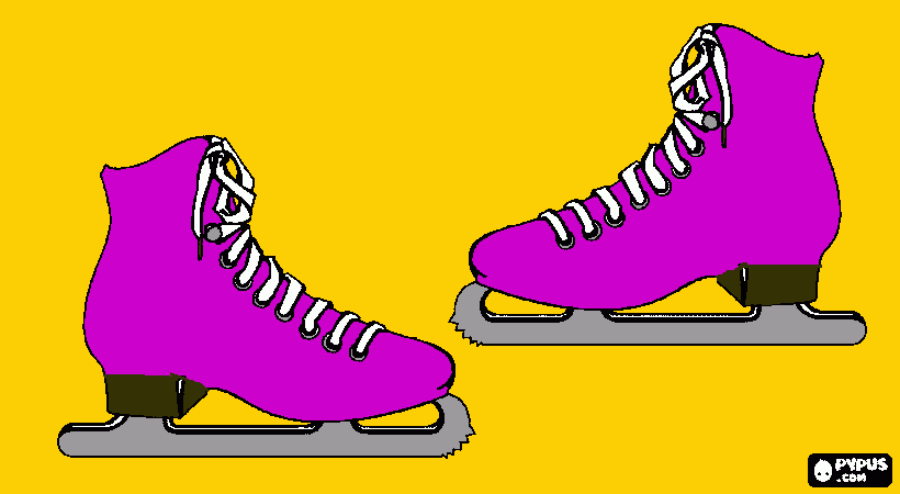 patins para colorir e imprimir
