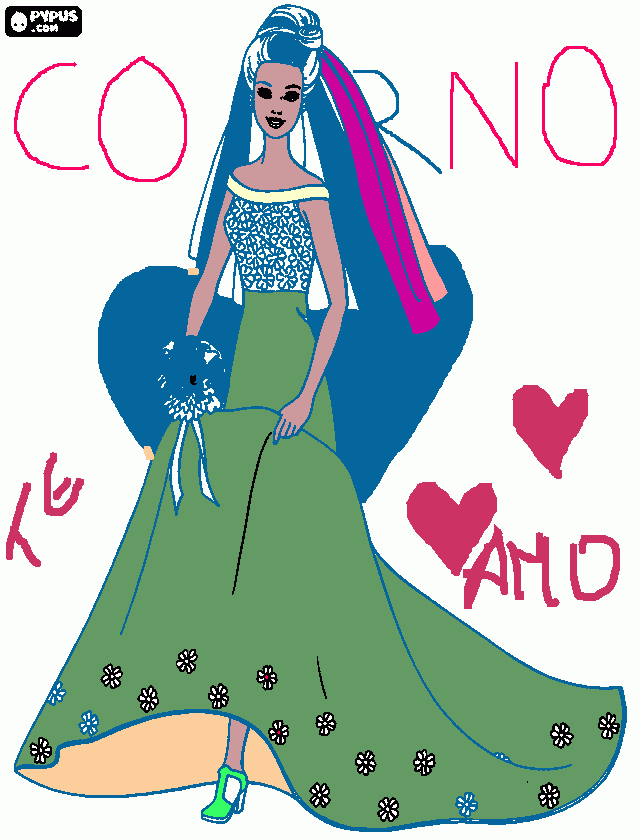 Pedido de casamento a mi amore S2 para colorir e imprimir