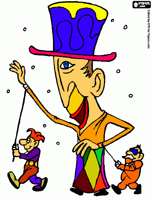 pedrinho, um desenho do carnaval para colorir e imprimir