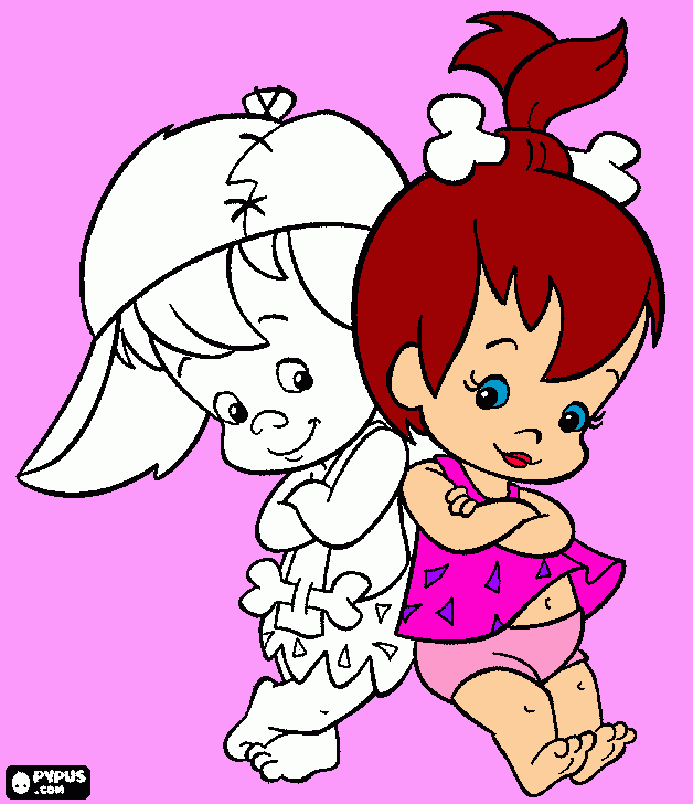 pedrita para colorir e imprimir