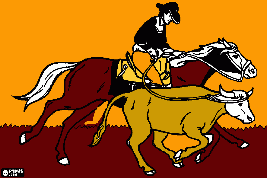 pega de boi para colorir e imprimir