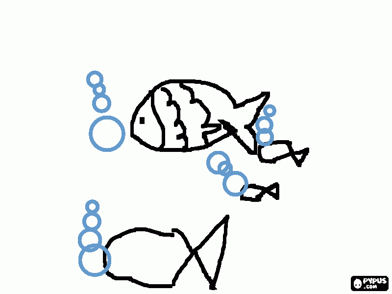 peixes de Aguiar para colorir e imprimir