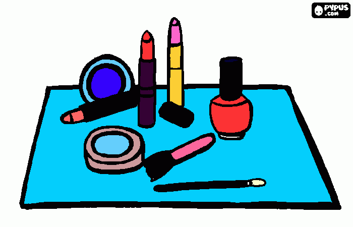 penteadeira para colorir e imprimir