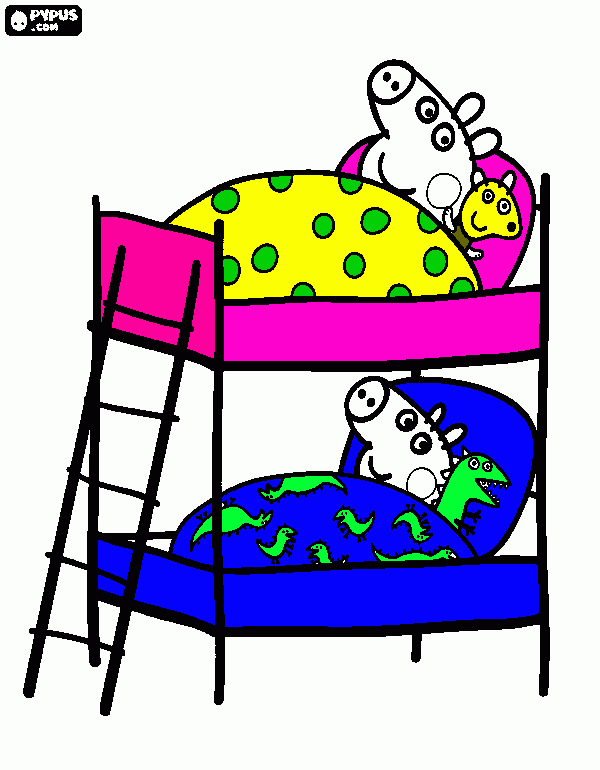 pepa pique para colorir e imprimir