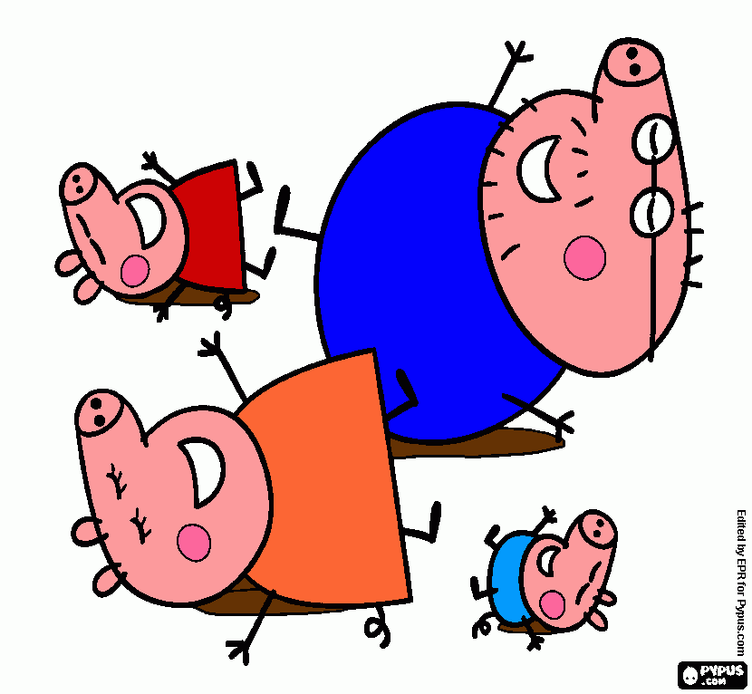 peppa  pg para colorir e imprimir