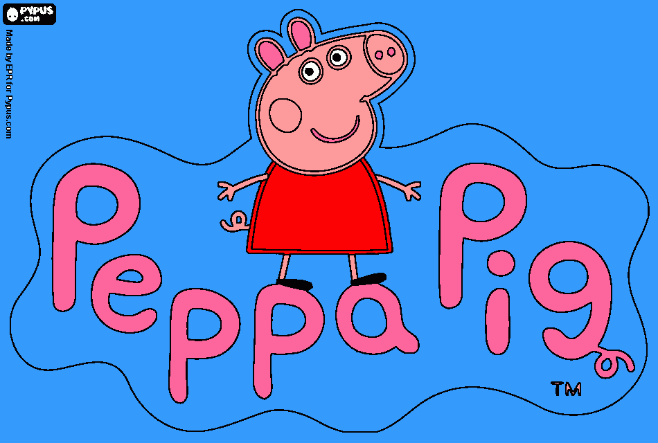 Peppa Pig! para colorir e imprimir