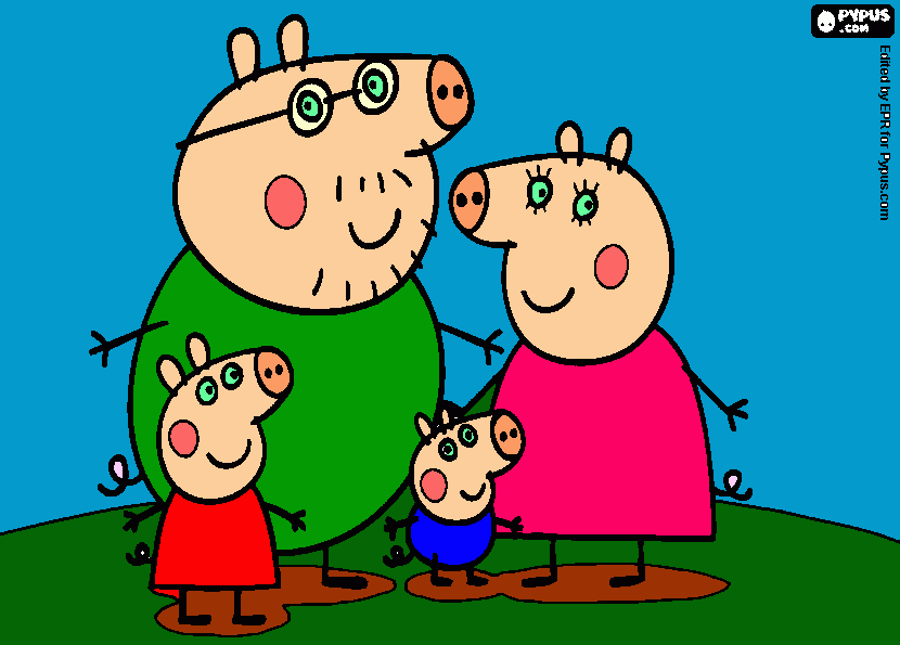 peppa-pig para colorir e imprimir