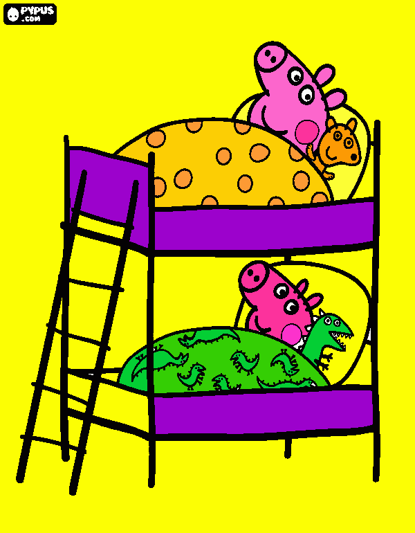 peppa pigs para colorir e imprimir