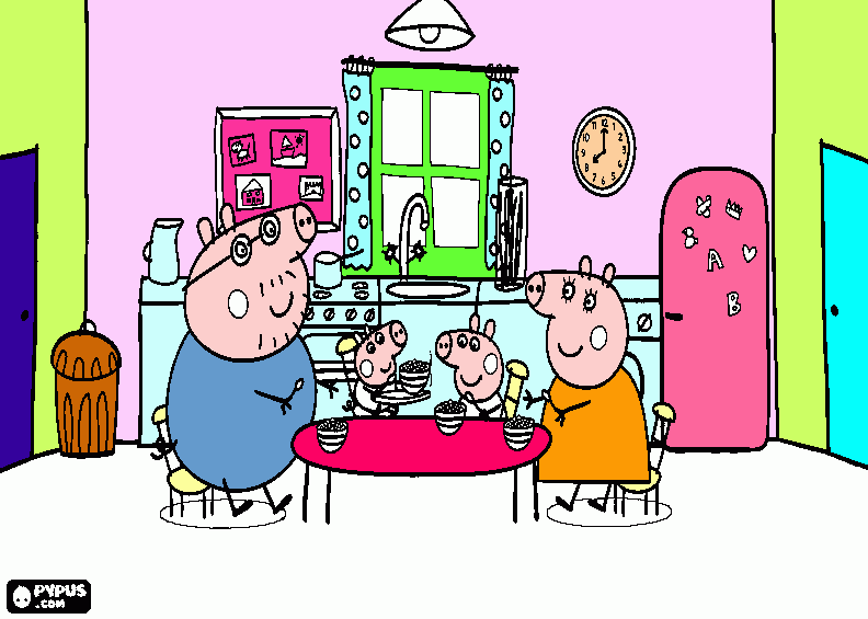 peppa pipig pra voce para colorir e imprimir