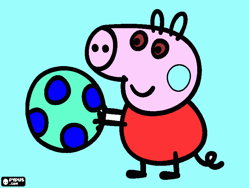 peppa plg para colorir e imprimir