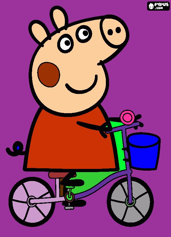 peppa para colorir e imprimir