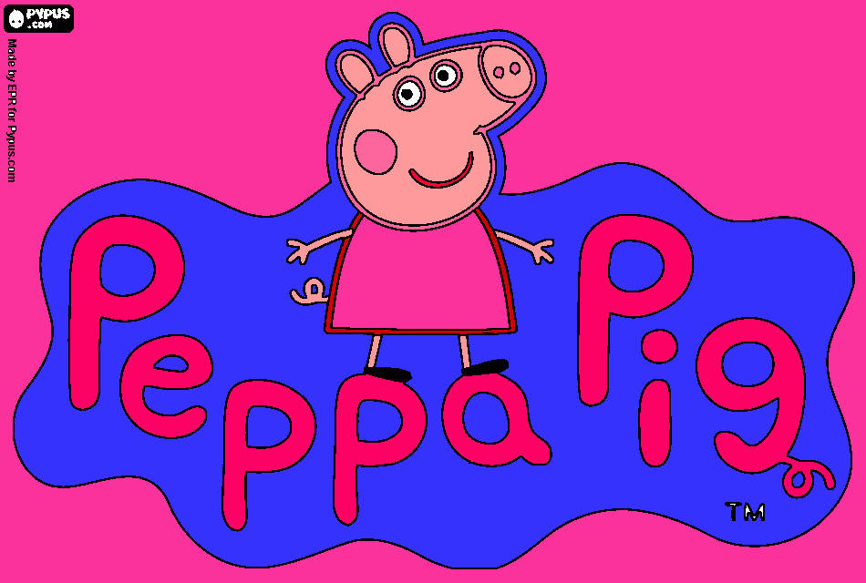 peppapig para colorir e imprimir
