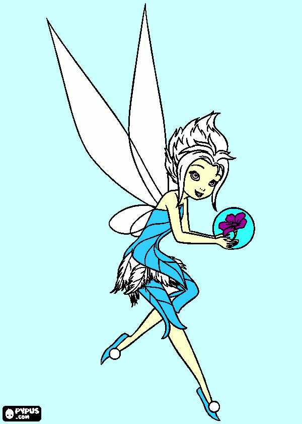 periwinkle para colorir e imprimir