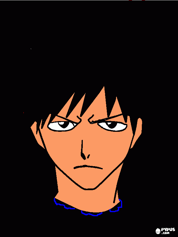Personagem principal de bleach para colorir e imprimir