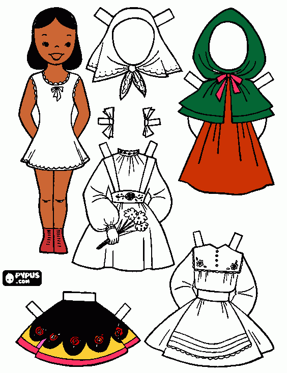 peruana para colorir e imprimir