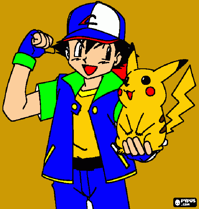 pichu,picachu e raiuchu para colorir e imprimir