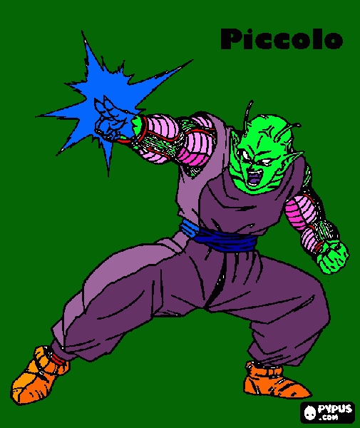 Picolo Daimao para colorir e imprimir