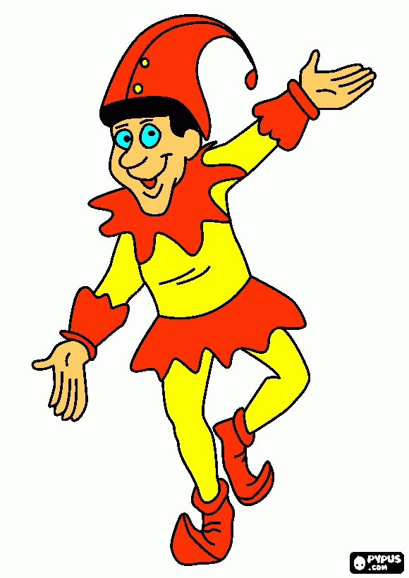 pierro para colorir e imprimir