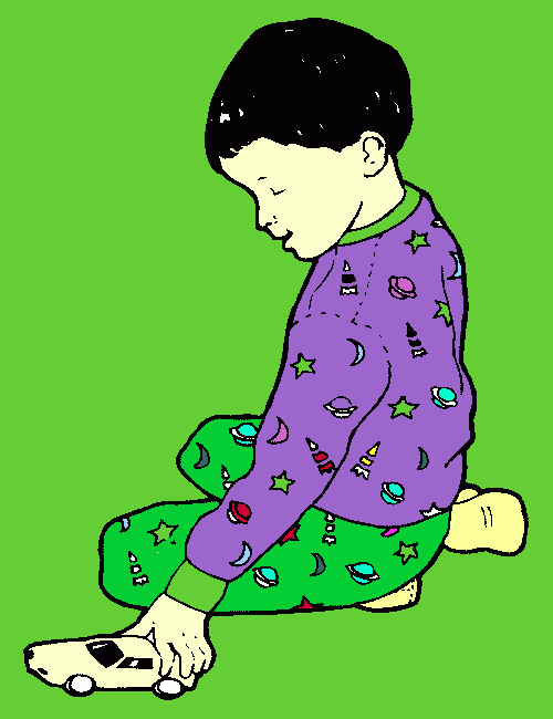 pijama para colorir e imprimir