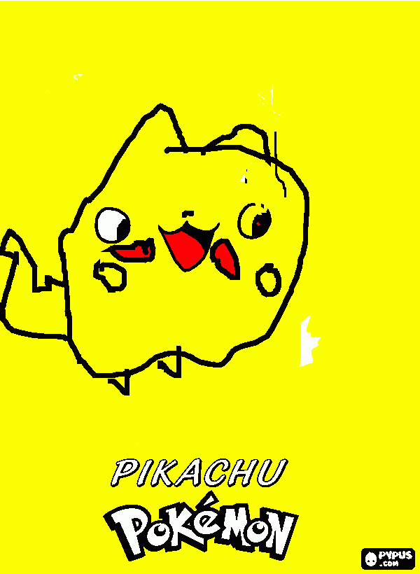Pikaofo para colorir e imprimir